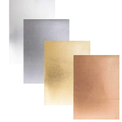 Image of CRAFTY CAPERS 10 Assorted Sheets of A4 Metallic Craft Foam 2mm Thick