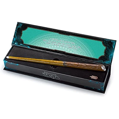 Image of The Noble Collection Fantastic Beasts Newt Scamander&#039;s Illuminating Wand 14in (36cm) Officially Licensed Film Set Movie Props Gifts
