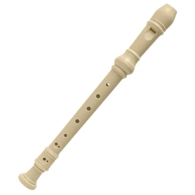 Image of Beginner Recorder for Children Traditional School German Soprano Descant Musical Instrument with Cleaning Rod &amp; Fingering Chart