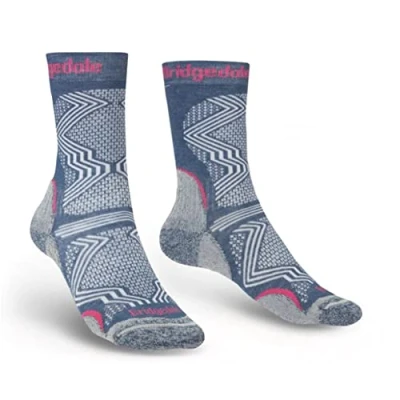 Image of Bridgedale HIKE Ultralight T2 Coolmax Performance Boot Women&#039;s Medium Dark Denim