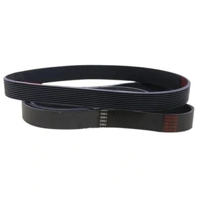 Image of Motorcycle Drive Belt V 530J PJ1346 Transmission Conveyor Treadmill Rubber Multi Groove Wedge Transfer Belt(5 teeth)