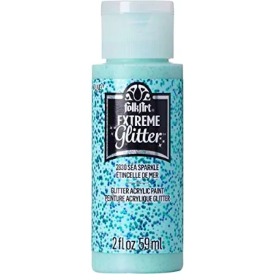 Image of QALOCU Sea Sparkle Folkart Extreme Glitter 2oz