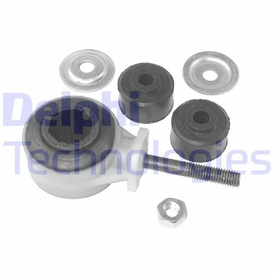 Image of 0350260, 30540743, 350260, 90278579, 90278586 Anti roll bar link DELPHI TD270W 89mm Bush Ø21.5mm VAUXHALL: Cavalier Mk3 CC, Calibra, Astra CC