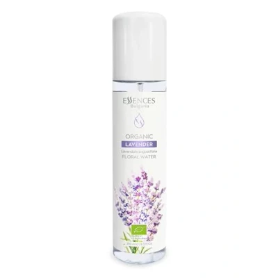 Image of Essences Bulgaria Organic Lavender Floral Water 250ml Oily, Acne Prone Skin Balancing Facial Spray Soothing Itchy Scalp Excellent Aftershave Alcohol Free Cruelty