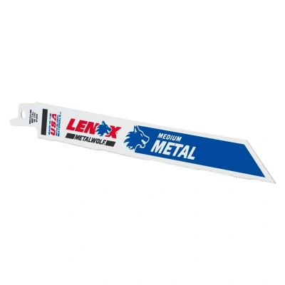 Image of Lenox MetalWolf Wave Edge Reciprocating Saw Blade 203 x 19 0.9mm 18 TPI Pack 25