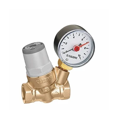 Image of 533230h Micro Pressure Reducer Tilted DN8 3/8 with Manom. Caleffi 0 ÷ 10