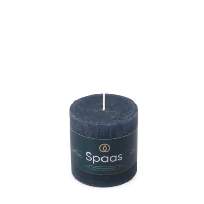 Image of Spaas Rustic Pillar Candle 70/70 mm 25h, Dark Blue