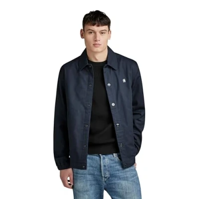 Image of G STAR RAW Men&#039;s Coach Jacket, Blue (salute D24280 C962 C742), M