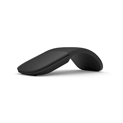 Image of Microsoft Arc Mouse Bluetooth BlueTrack Ambidextrous Black Mice (Ambidextrous, BlueTrack, Bluetooth, Black)