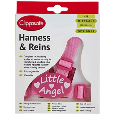 Image of Clippasafe Easy Wash Harness &amp; Reins (Little Angel)