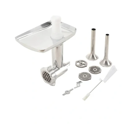 Image of TABODD Metal Meat Grinder Accessory for KitchenAid Stand Mixer, Mincer Attachment Food Compatible with All Mixers, Includes 2 Sausage Stuffer Tubes