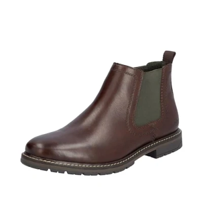 Image of Rieker Men&#039;s 13757 Fashion Boot, Brown, 11.5 UK