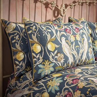 Image of EW by Edinburgh Weavers Liberty Pillowcase Pair,50 x 75cm, Stone