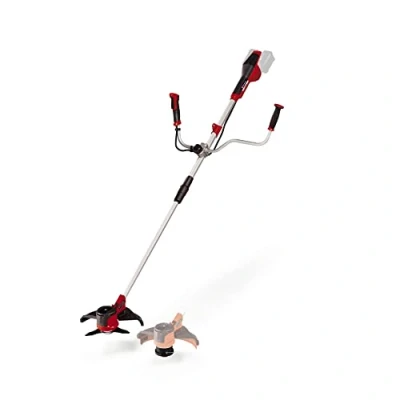 Image of Einhell Power X Change 36V Cordless Brush Cutter Powerful Weed Trimmer With Metal Blades AGILLO 36/255 Solo Battery Strimmer (Battery Not Included), 16x113x35 cm, Red/Black