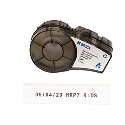 Image of Brady M21 750 488 Tape for Lab Pal, Polyester, 19.1 mm, White