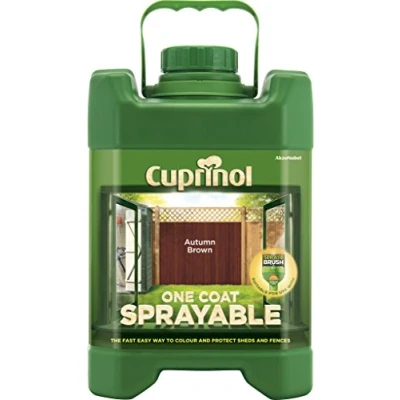 Image of Cuprinol 5L Spray Fence Treatment Rich Cedar