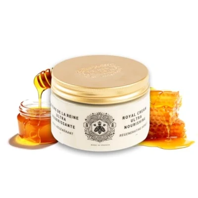 Image of Panier des Sens Body Cream Honey Moisturiser for Dry Skin With Shea Butter, Extract Care Made in France Vegan Lotion Women and Men 97% Natural Ingredients 250ml