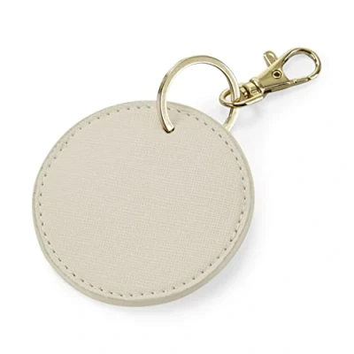 Image of BagBase BG745 Boutique Circular Key Clip Oyster