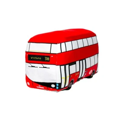 Image of Officially Licensed Transport for London Routemaster Modern Bus Double Decker New Soft Plush Toy Kids and Collectors