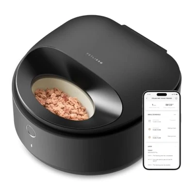 Image of PETLIBRO Automatic Cat Feeder Wet Food, 3 Day Refrigerated, Remote App Controlled, Smart Timed Feeding, No Ice Pack Needed, Ideal for Cats