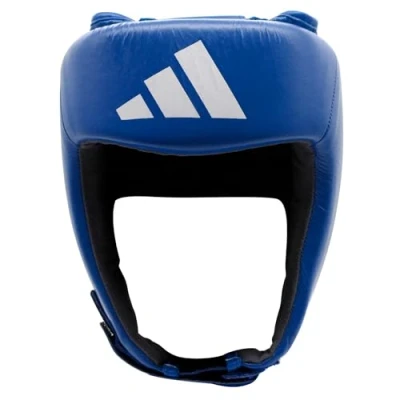 Image of adidas Unisex Adult IBA Boxing Head Guard Guard, Blue, XL