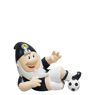 Image of FOCO Scotland Football Scottish League Sliding Tackle Garden Gnome Ornament Indoor/Outdoor