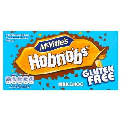 Image of McVitie&#039;s Gluten Free Milk Choc Hobnobs, 150 g (Pack of 1)