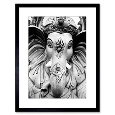 Image of Wee Blue Coo PHOTO CULTURAL ICON HINDU GOD GANESH ELEPHANT FRAMED PRINT F97X5410