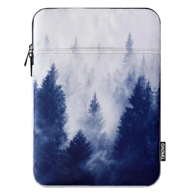 Image of TiMOVO 9 11&quot; Tablet Sleeve Bag for iPad 10th Gen. 10.9&quot;,iPad 9th/8th/7th 10.2&quot;,iPad Air 11/Air 5th/4th 10.9&quot;,Galaxy Tab A9+/A9 Plus 11&quot;,Protective Fit Smart Keyboard, Gray Forest