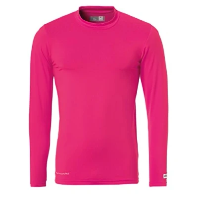 Image of Uhlsport Men Distinction Colors Base Layer Shirt Men&#039;s Pink, 2XL