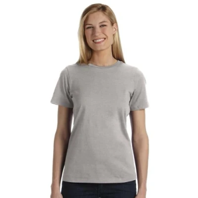 Image of Bella+Canvas Women&#039;s Relaxed Jersey Short Sleeve Tee Athletic Heather M