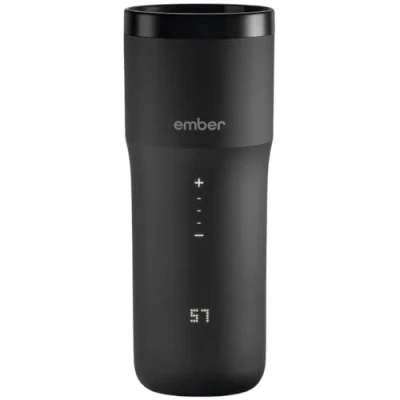Image of Ember Temperature Control Smart Travel Mug 2+ with Apple Find My Feature 355 ml App Controlled, Rechargeable Insulated Coffee Flask Leakproof Lid Fits Most Cup Holders 3 hr Battery Life