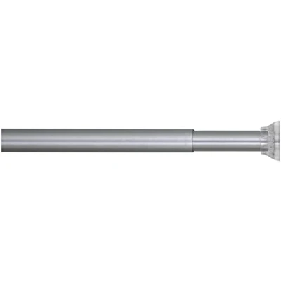 Image of Sealskin Shower Curtain Tension Rod, extensible, Metal, Matt Aluminium, 2 X 115 cm