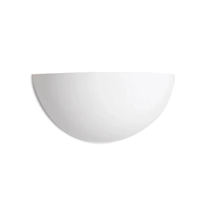 Image of Integral LED Florina Indoor Decorative Paintable Plaster Wall Mounted Up Light Requires 1x E14 Bulb (Sold separately) Match Your Interior, Ideal for Bedroom, Living Room, Hallways &amp; Offices