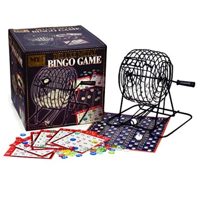 Image of M.Y Deluxe Bingo Game Complete with Balls Dispenser Cards and Gift Box