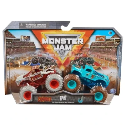 Image of Monster Jam 1:64 Die Cast 2 pack Zombie vs W