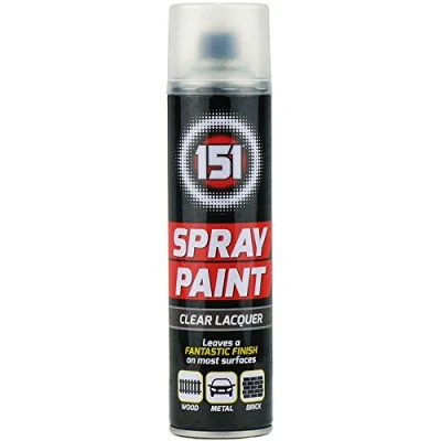 Image of 151 Clear Lacquer Multi Purpose Aerosol Spray Paint 250ml (1 Pack)