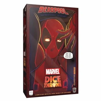 Image of Marvel Dice Throne: Deadpool &quot;Deluxe&quot; Edition, Rolling Battle Game, Play as with Unique Abilities, Stand Alone Expansion &amp; Compatible All Throne Heroes, Officially Licensed