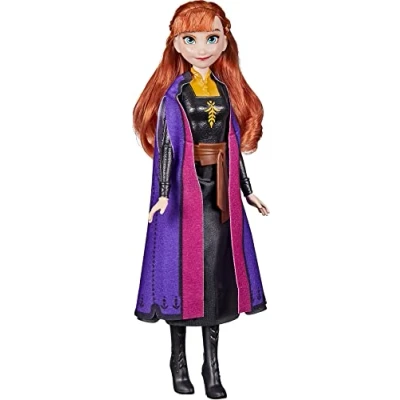 Image of Disney F0797 2 Frozen Shimmer Anna Fashion Doll, Skirt, Shoes, and Long Red Hair, Toy for Kids 3 Years Old Up