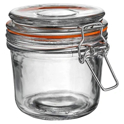 Image of Orange Seal 350ml Classic Glass Storage Jar By Argon Tableware
