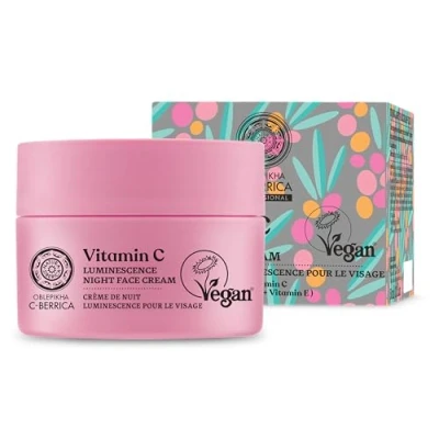 Image of Natura Siberica C BERRICA. Luminescence Night Face Cream, 50 ml