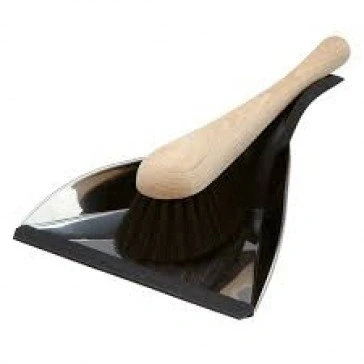 Image of Valet Dustpan &amp; Brush With Mixed Fibre Bristles