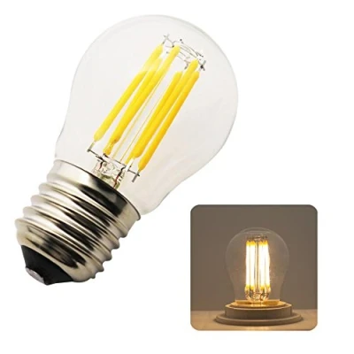 Image of 1 pcs G45 E27 Mini Globe LED Filament Bulb Warm White 2700K,6W= 50W,Non Dimmable, 360 Degree Beam Angle, Edison Screw Light Bulb, Energy Saving Bulbs,