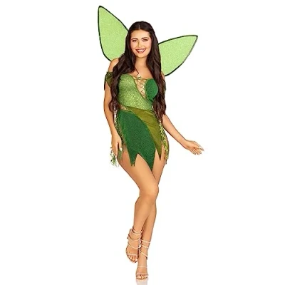 Image of Leg Avenue 87188 12602 Forest Fairy Costume, Women, Green, M
