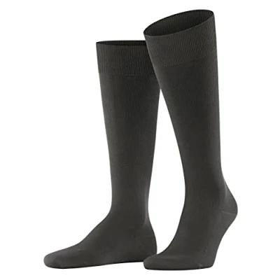Image of FALKE Men&#039;s Ultra Energizing M KH Cotton With Compression 1 Pair Knee High Socks, Brown (Brown 5930) Calf circumference W3, 10 11