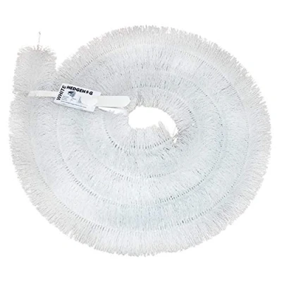 Image of Hedgehog Original Gutter Leaf Guard Filter brush 4 mtr length White