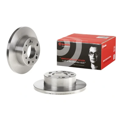Image of 71740116 Brake disc BREMBO 08.3069.14 256mm 16mm 5 solid FIAT: Ducato I Van, Platform/Chassis, Platform/Chassis
