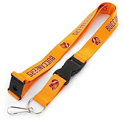 Image of aminco NFL Tampa Bay Buccaneers Throwback Lanyard, Red, 6