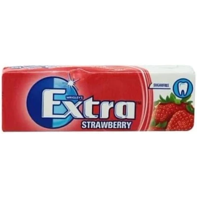 Image of 10 Packs of Original WRIGLEY&#039;S Orbit/Extra Chewing Gum Fresh Stock (Extra Strawberry, 20 Pack) Helps keep Teeth Clean And Mouth