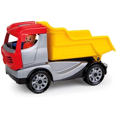 Image of Lena 01620 Truckies, Stable Construction Vehicle Approx. 22 cm, Small Toy Dump Truck 2 Years, Robust, Suitable for Sandbox, Beach and Children&#039;s Room